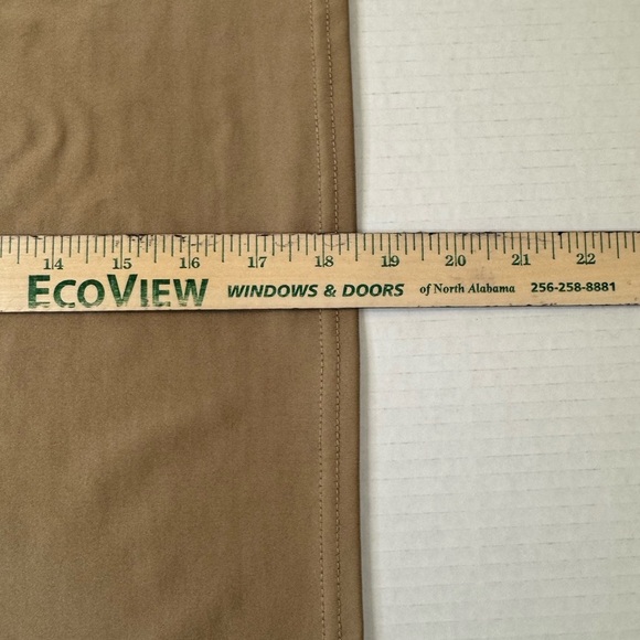 New Directions Wide Shoulder Straps Tan Tank Top - Picture 4 of 5